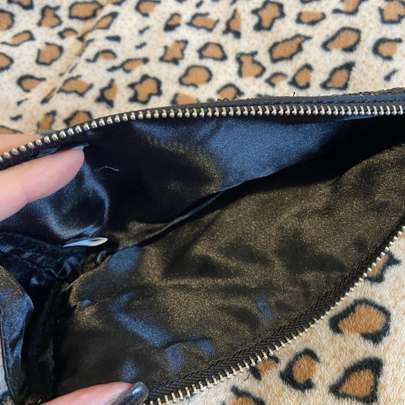 Victoria's Secret Black and Silver Sequin Cosmetic Bag - Picture 9 of 14